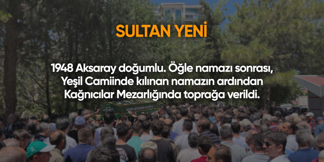 Konya'da bugün vefat edenler | 26 Şubat 2026 4